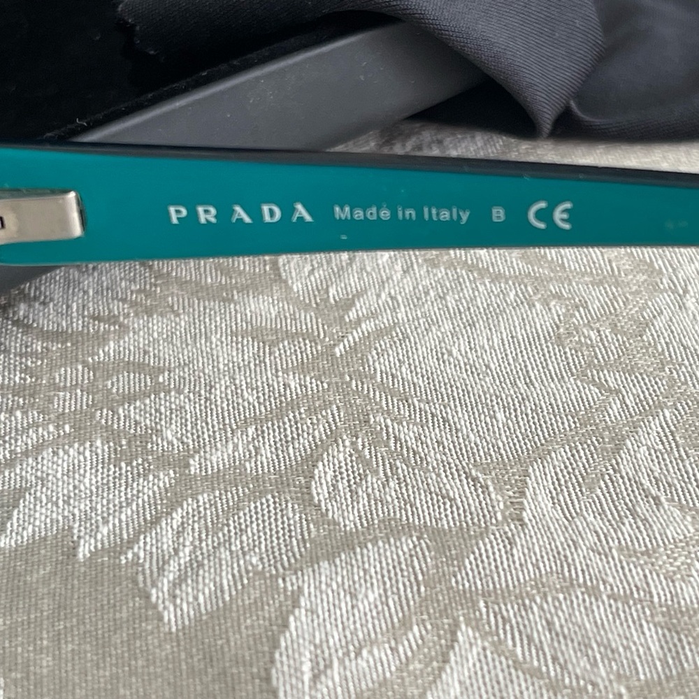 Authentic Prada Navy Teal Frames Glasses - image 4